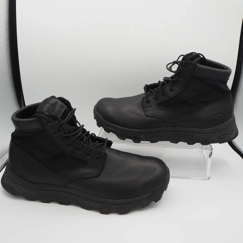 GORUCK MACV-2 Men's Mid Top Tactical Boots Sz 11.5 Triple Black Leather Rucking